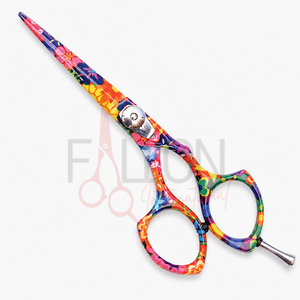 Ciseaux de coiffure professionnels imprimés colorés en acier inoxydable, ciseaux de salon personnalisables avec logo, ciseaux de coiffure - Product Image 2