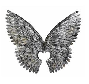Ailes d'ange Décoration murale en métal unique Intérieur Extérieur Tenture murale Arts Hôtel Restaurant Décoration intérieure. - Product Image 4