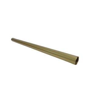 Tuyau rond en fer en métal de conception fantaisie revêtement de placage en laiton tuyau suspendu pour la décoration de noël à la main - Product Image 1