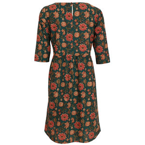 Robe Briar 100% coton bohème Vanya à imprimé floral, longueur genoux, lavable pour l'été, le printemps et l'automne - Product Image 4