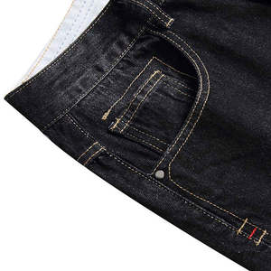 Shorts pour homme personnalisés, tendance, de haute qualité, 100% coton, lavés, noirs, amples, mi-longs, d'été, style 'Big Boy' - Product Image 5