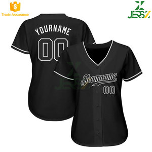 เสื้อเบสบอลคุณภาพสูงสำหรับผู้ชาย สีพื้น พิมพ์ลายด้วยความร้อน ชุดทีมสำหรับผู้ใหญ่ ระบายอากาศได้ดี แห้งเร็ว ชุดกีฬา - Product Image 3