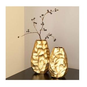 Gold Metal Flower <b>Vase</b> Decor For Wedding Decoration - Product Image 4