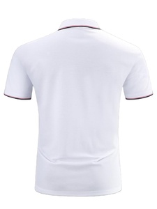 พรีเมี่ยมที่มีคุณภาพสูงผ้าฝ้าย100% ผู้ชายเสื้อโปโลว่างเปล่าปัก Camias โพลีเอสเตอร์ผู้ชายปริมาณขายส่ง ODM - Product Image 3