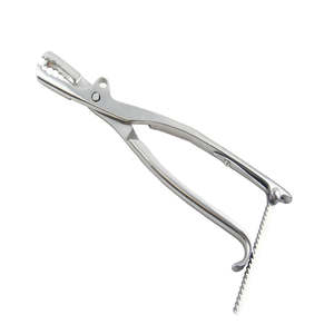 Forceps à Os LAMBOTTE Dall Finish 10 pouces à Mâchoire Réglable avec Fixation par Fil en Acier Métallique par SurgiRight - Product Image 5