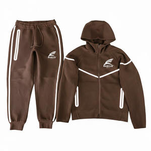 Dernier design de survêtement pour homme en coton et polyester, survêtement décontracté à manches longues, vêtement surdimensionné, survêtement d'hiver en polaire, taille XL - Product Image 2