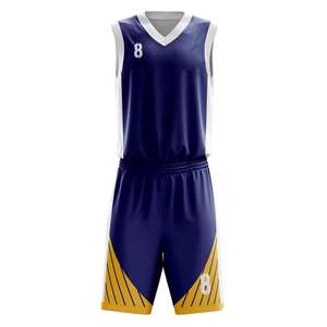 Ensemble d'uniformes de basket-ball respirant personnalisé de haute qualité en vente chaude maillot grande taille pour hommes uniforme populaire et de basket-ball - Product Image 2