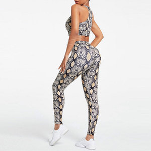 Conjuntos de Yoga de cintura alta para mujer, conjuntos de Yoga de alta calidad con precio razonable y logotipo personalizado al por mayor - Product Image 6