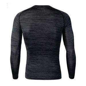 Pas cher Prix Exigible Hommes Rash Guard Spandex MMA Rash Guard Compression À Manches Longues BJJ Rash Guard - Product Image 2