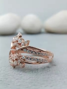 แหวนเพชรโมอิสสีทอง14K/18K สำหรับงานแต่งงานแหวนเงินสเตอร์ลิงอินเทรนด์สร้างความพึงพอใจให้กับ100% 925 - Product Image 6