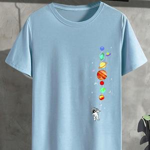 Nouveau style 2026 – T-shirts d'été pour hommes 100 % coton, respirants, écologiques, unis, infroissables, manches courtes, qualité supérieure - Product Image 2