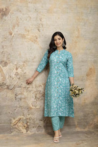 New Arrival Hand Crafted A-Line <b>Kurta</b> Set For Women Wedding Ethnic <b>Dress</b> For <b>Kurta</b> Set Casual <b>Dress</b> - Product Image 5