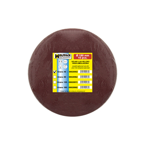 Lija Ricambio Velcro per Smerigliatrice O/ 180 mm. Grano 40 (10 Pezzi) - Product Image 4