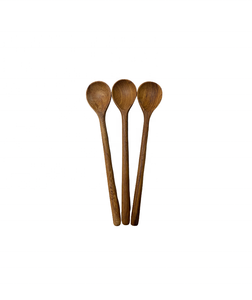 High Quality 17cm Bamboo Soup Spoons Flatware Spoon Kitchenware Tableware for Coffee & Food <b>Party</b> Wedding Craft Gift <b>Set</b> - Product Image 2