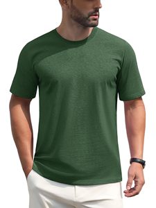 เสื้อยืดออกกำลังกายแขนสั้นสำหรับผู้ชายเสื้อยืดผ้าฝ้ายแบบกำหนดเองเสื้อยืดแขนสั้นผ้าฝ้าย - Product Image 4