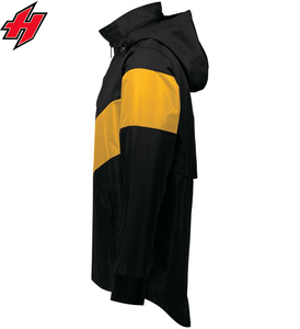 เสื้อแจ็คเก็ตฮู้ดกันลมน้ำหนักเบาสำหรับผู้ชายปี 2023 ระบายอากาศได้ดี พร้อมบริการ OEM แบบกำหนดเอง ซิปแบบสวมหัวสำหรับฤดูใบไม้ผลิ - Product Image 6