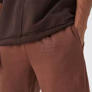 Pantalones de chándal informales para hombre con bolsillos laterales Ropa de moda personalizada a precio mayorista Patrón recto de cintura media para venta en línea - Product Image 5