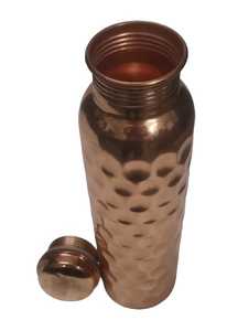 Indian Copper <b>Bottle</b> Pure 100% Printed Copper <b>Water</b> <b>Bottle</b> for Gym Sport and Travel Propose Dirking <b>Water</b> <b>Bottle</b> Made in India - Product Image 3