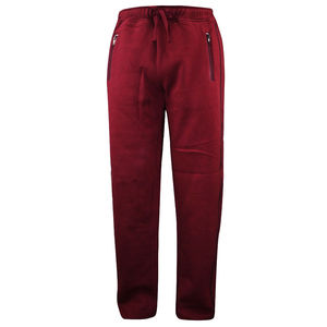 Pantalon en polaire pour hommes personnalisé de haute qualité OEM Pantalon de survêtement léger à taille élastique avec poche pour l'hiver - Product Image 4