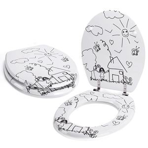 Sedile WC in MDF 'Kindergarten' - Cerniere in Acciaio Inossidabile - Product Image 3