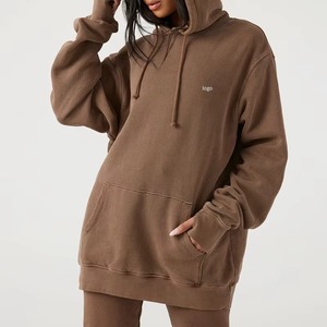 Venta al por mayor tasa de moda ropa de calle personalizada Hop Hip sudadera de gran tamaño para mujeres sudaderas con capucha de algodón polar pulóver Sudadera Mujer - Product Image 5