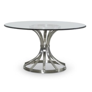 โต๊ะกลางชุบทองสำหรับโรงแรมและร้านอาหารพร้อมท็อปไม้โต๊ะที่ซ้อนกันชุบทองอเนกประสงค์พร้อมท็อปไม้ - Product Image 4