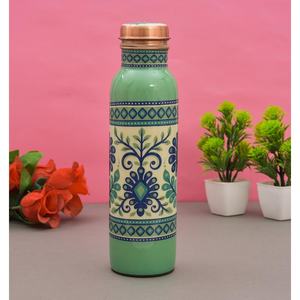Printed <b>Copper</b> <b>Water</b> <b>Bottle</b> for Ayurvedic Health Benefits Leak Proof Eco Friendly & Durable Design - Product Image 3