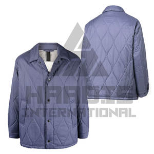 Vestes d'entraîneur à manches longues personnalisées de la meilleure qualité pour hommes vestes d'entraîneur à bas prix Veste d'entraîneur matelassée de la meilleure qualité pour hommes - Product Image 6