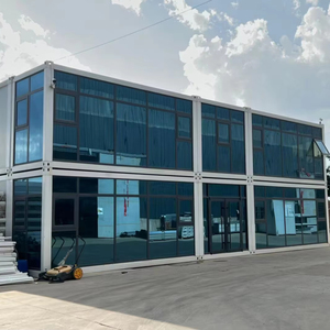 Móvil portátil plegable estructura de acero prefabricada pequeña casa hogar Oficina Casa 10x20 envío contenedor de almacenamiento coche garaje - Product Image 3