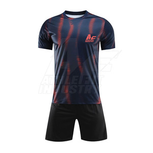 Uniformes de Fútbol Personalizados de Alta Calidad para Hombre, Transpirables, Impermeables, Manga Corta, 100% Poliéster, MOQ Bajo, Servicio OEM Premium - Product Image 1