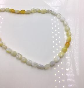 Perles ovales lisses en opale jaune naturelle pour la fabrication de bijoux fins, collier en pierres précieuses - Product Image 4