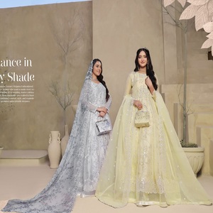 Venta al por mayor de trajes de organza de 3 piezas de diseñador pesado, ropa de marca original paquistaní e India Lehnga Choli de Motis Fashion - Product Image 6