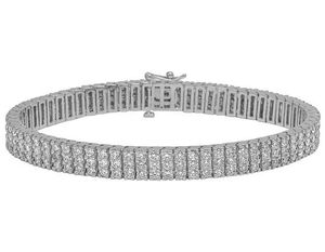 Brazalete de Tenis Moderno, Oro Amarillo de 10K, Diamante de Laboratorio, Corte Redondo, Estilo Personalizable, Colección de Joyería Unisex de Lujo con Incrustaciones - Product Image 5