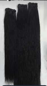 ผมต่อแบบตรงไม่ผ่านกระบวนการผมอินเดียแท้สีธรรมชาติแบบอินเดีย - Product Image 6