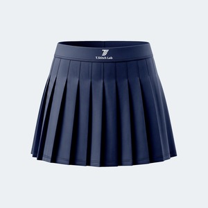 Jupe de tennis mini pour femme, coupe confortable, haute qualité, respirante, logo personnalisé, séchage rapide, couleurs unies - Product Image 6