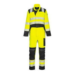 Traje de Seguridad Resistente, Reflectante de Alta Visibilidad, Impermeable y Cortavientos con Cierre de Cremallera para Trabajadores de Fábrica y Almacén, Talla Grande - Product Image 1