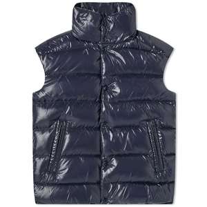 Gilet matelassé sans manches imprimé avec logo personnalisé marine de meilleure qualité Gilet matelassé confortable pour l'hiver Gilet en duvet pour hommes - Product Image 6