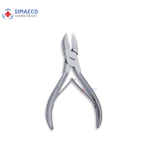 Pinces à ongles à double ressort de qualité supérieure avec de nouvelles poignées texturées de conception outil de manucure pédicure pour les doigts en plastique - Product Image 1