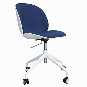 GAKB-53F Beetle Swivel Lift Chair Height Adjustment Classic Contemporary Design Foam PU Fabric Upholstery for Home Workshop Use - Product Image 3