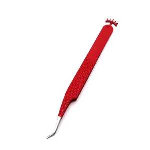 Pince à cils professionnelle en gros Outils d'extension de cils Pince à cils en acier inoxydable pointu Précision durable - Product Image 6