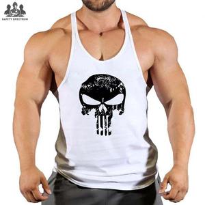 Débardeur de sport pour homme, débardeur musculaire, vêtements de sport décontractés, tricot respirant, écologique, séchage rapide, 100% coton - Product Image 5