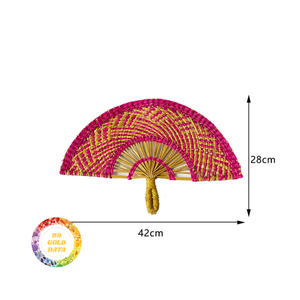 Ventilateur de poche Seagrass en vrac-Ventilateur rustique en feuille de palmier pour les mariages, les festivals culturels et les détaillants internationaux - Product Image 1