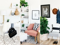 Nouveau panier en jacinthe d'eau minimaliste sur mesure, panier à ananas, décoration d'intérieur, salon, cuisine, bureau, multifonctionnel