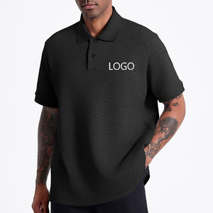 Polo de manga corta para hombre de calidad superior personalizado del fabricante, cómoda Camiseta deportiva lisa con logotipo - Product Image 1