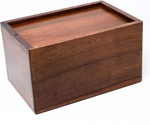 Urna de madera de recuerdo hecha a mano para cenizas, urnas grandes para cenizas humanas, ataúd pensativo y conmemorativo decorativo, tributo perfecto - Product Image 4