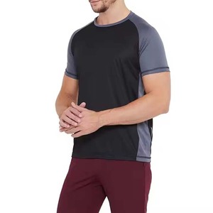 เสื้อยืดใช้ได้ทั้งชายและหญิงเสื้อยืดริงเกอร์ผ้า180พิมพ์ลายแขนสามส่วนระบายอากาศได้ดีปรับแต่งได้ - Product Image 2