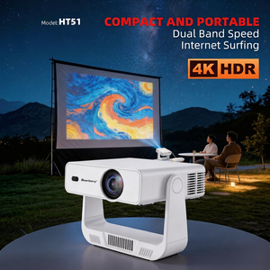 Proyector LCD Portátil Mini 4K Smartbarry HT51 Premium al por Mayor, Proyector de Cine en Casa con Android 10 - Product Image 2