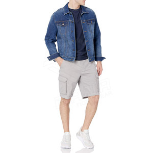 Pantalones cortos Cargo informales de calle alta para hombre de la mejor calidad, cómodos, 100% de algodón, impermeables, hasta la rodilla, bolsillos laterales, sólido, lo último - Product Image 5