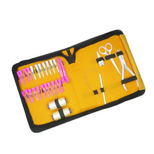 Kit d'extension de cheveux professionnel en vrac en gros outils en acier inoxydable de qualité chirurgicale comprenant des pinces de sectionnement fil à tisser - Product Image 4