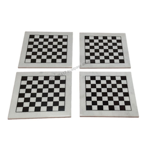 ชุดหมากรุกหินอ่อนคุณภาพดีหมากรุกที่ผลิตในอินเดียเกมกระดานนานาชาติในร่มกระดานหมากรุกหินอ่อน - Product Image 2